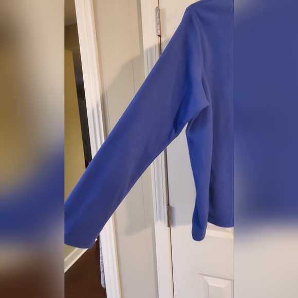 Lands End Quarter Zip lightweight fleece, Size 10-12 - Picture 3 of 4